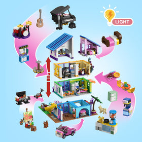 HOGOKIDS pink car with garage for role-play adventures.