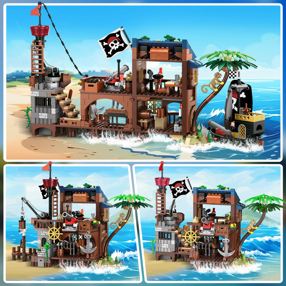 HOGOKIDS cannon platform adds dramatic battle-ready detail.