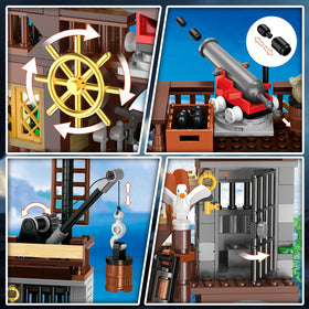 HOGOKIDS captain's room with treasure maps invites adventure.