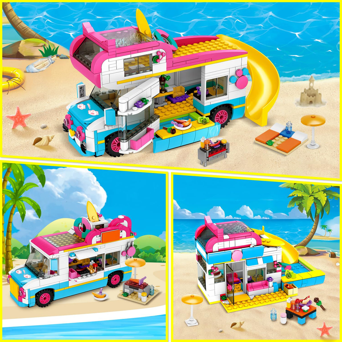 HOGOKIDS summer-shop theme showcases colorful pieces for creative role-play and storytelling.