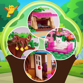 HOGOKIDS Tree House building parts for creative construction play