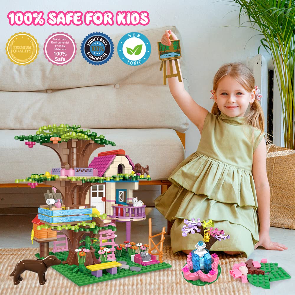 HOGOKIDS Tree House LED light adds magical glow for after dark play