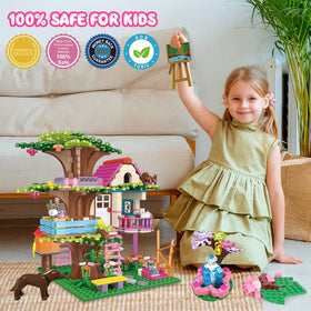 HOGOKIDS Tree House LED light adds magical glow for after dark play