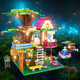 HOGOKIDS Tree House roof opening showing access for imaginative building