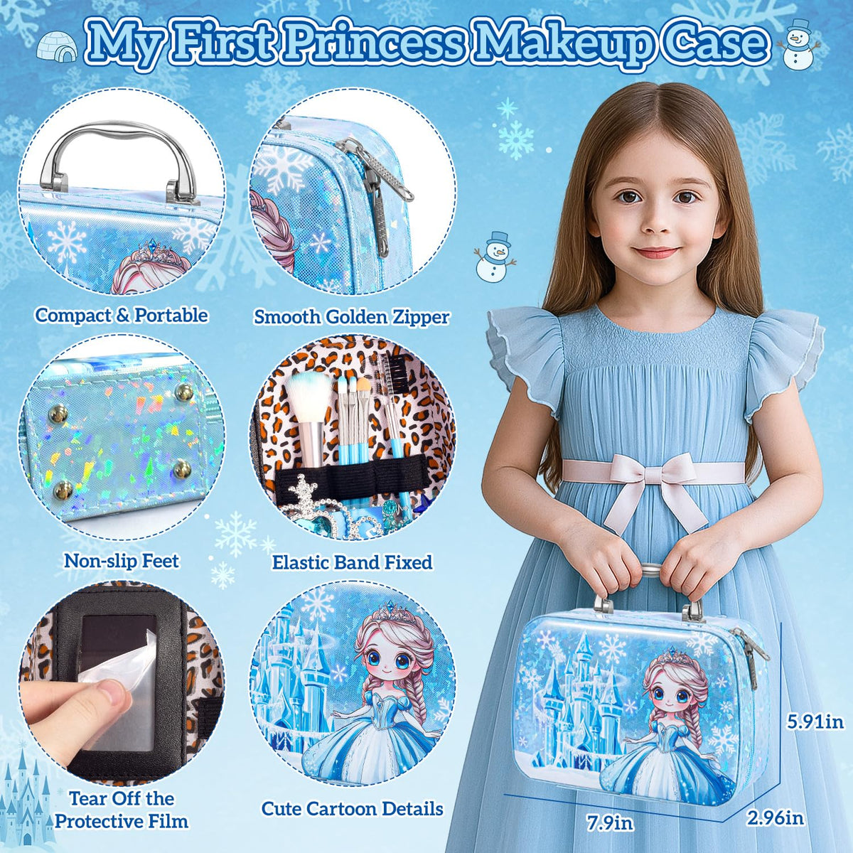 Hohosunlar glitter eyeshadows add sparkly tones to imaginative play sessions.