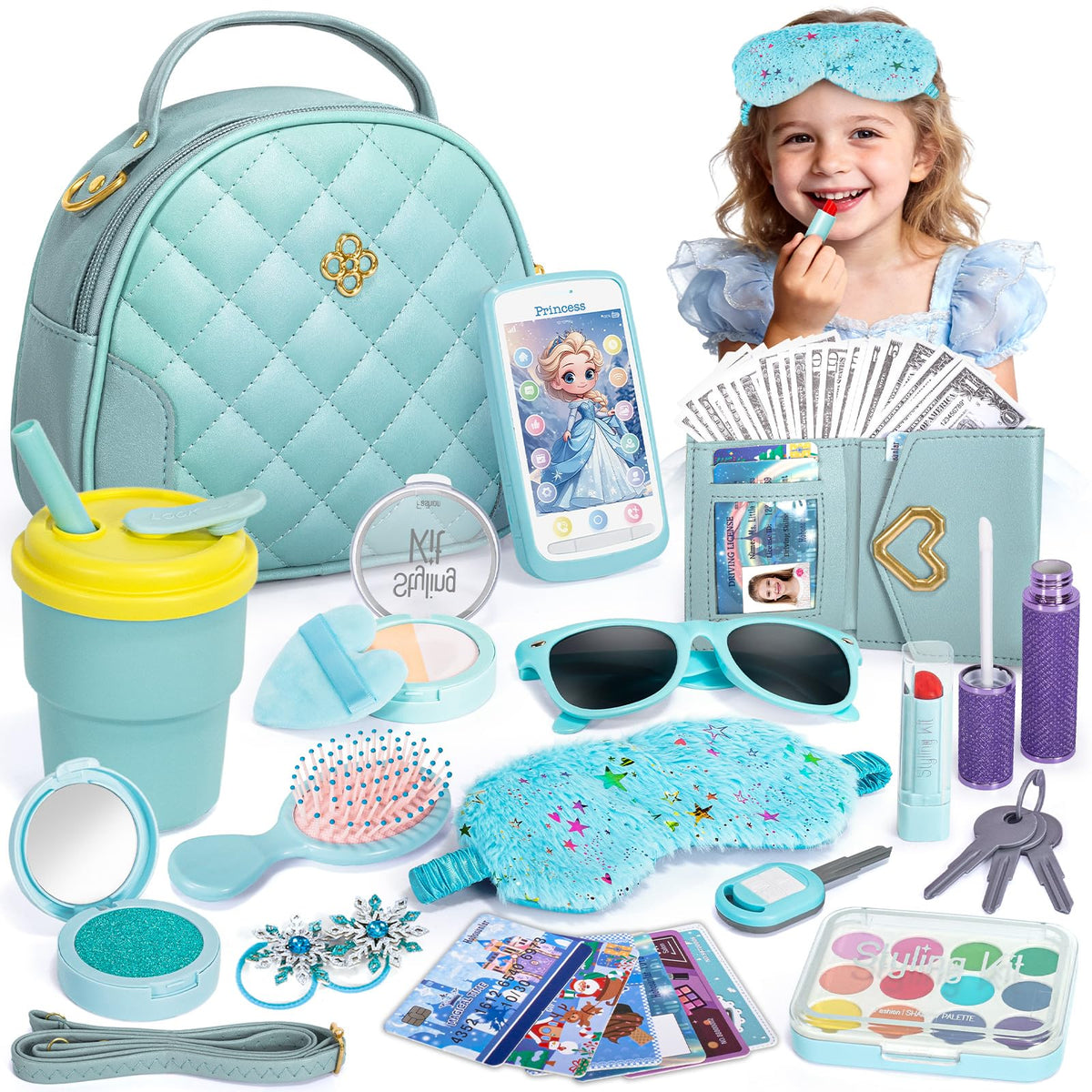 Hohosunlar play purse bag for imaginative dress-up fun