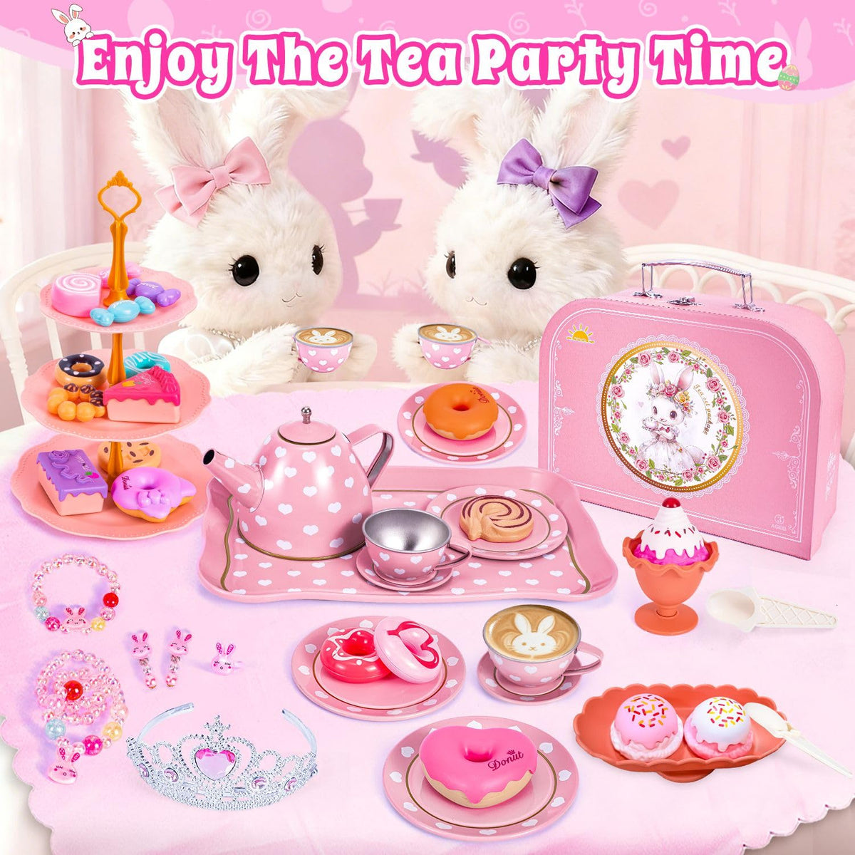 Hohosunlar dessert toys set adds donuts and cookies to play