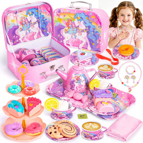 Hohosunlar Unicorn tea pot with lid for imaginative play