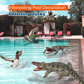 HOHQB indoor outdoor alligator decor inflatable for versatile party setups.