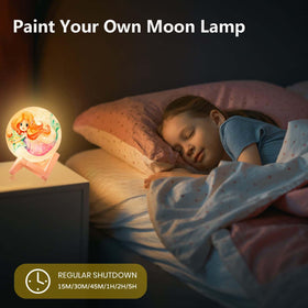 HOLA Moon Lamp Craft Kit sparks kids' imagination during crafts.