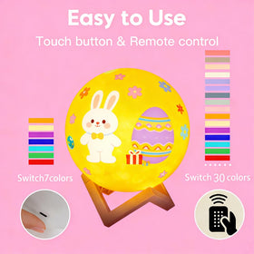 HOLA Moon Lamp Kit paintbrush included for customization.
