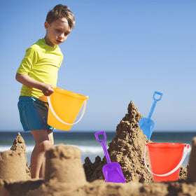 Holady beach party kids playing showcases durable plastic for outdoor use.