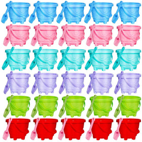 Holady sand castle bucket set shines in bright colors for creative beach play