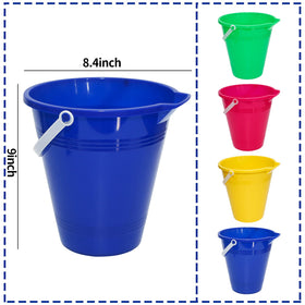 Holady sturdy ABS plastic beach pails ensure long-lasting fun.