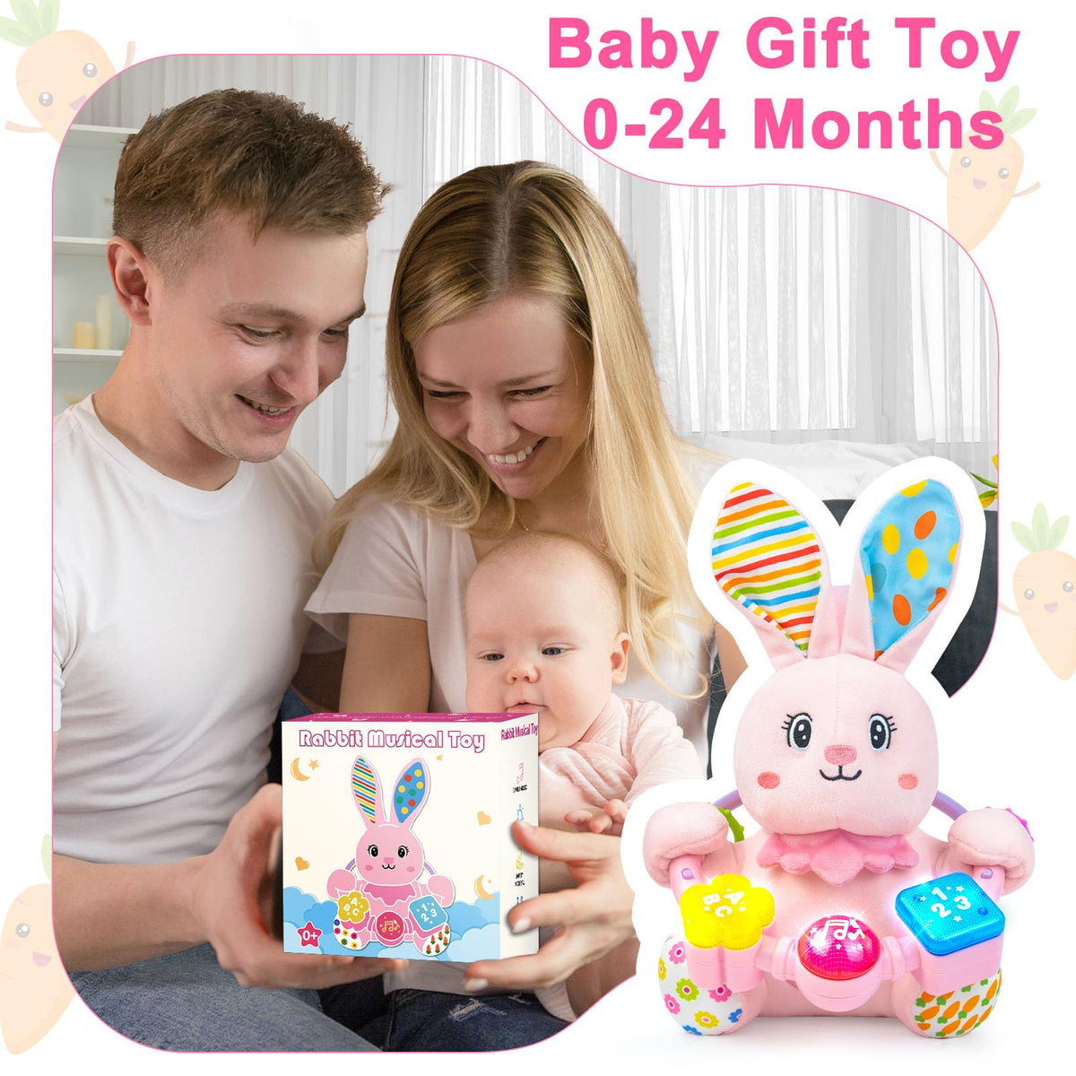 Holaxander gift-ready bunny – perfect as a shower or Easter gift