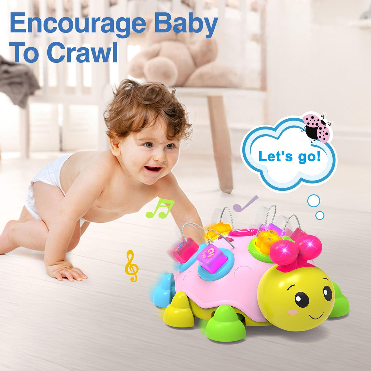 Holaxander bilingual baby toy supports English and Spanish playtime