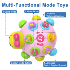 Holaxander educational toy teaches letters numbers shapes with friendly prompts