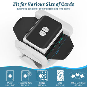 Holiky wide tray accommodates standard cards and UNO.