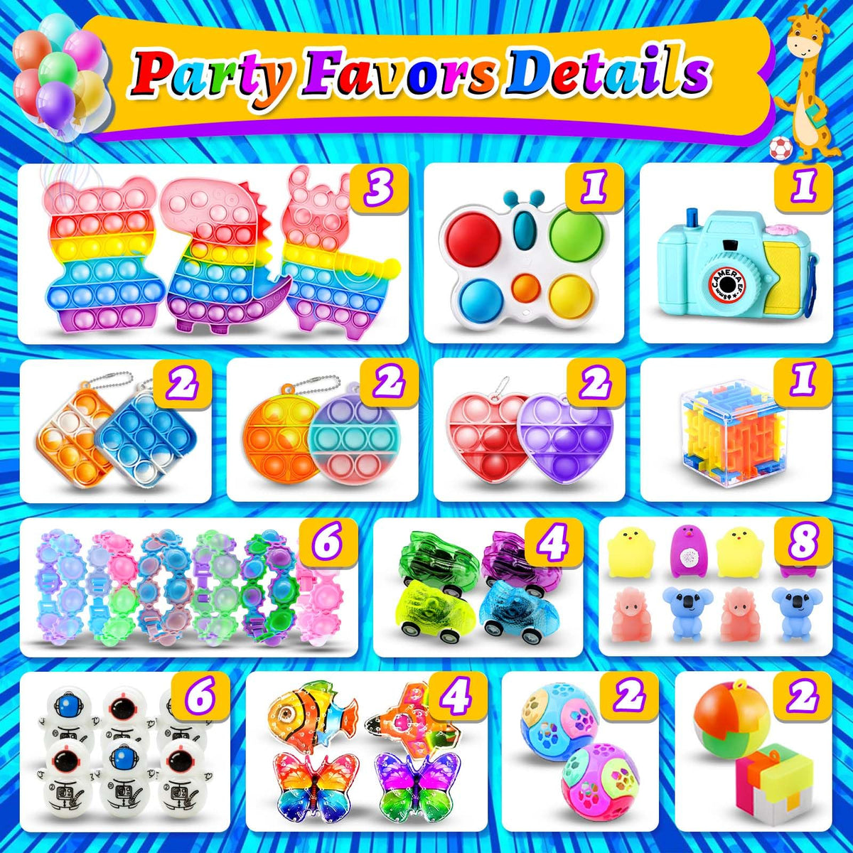 Holilure fidget toys collection with varied shapes for tactile play.