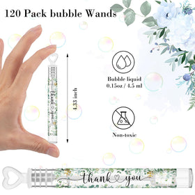 Hollowfly 120-count bubble wands bulk package for easy party favors.