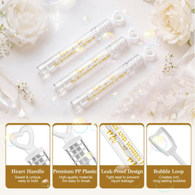 Hollowfly 120-piece bubble wand pack ready for weddings and showers