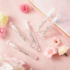 Hollowfly bubble wands 120-count packaging for abundant guest fun.