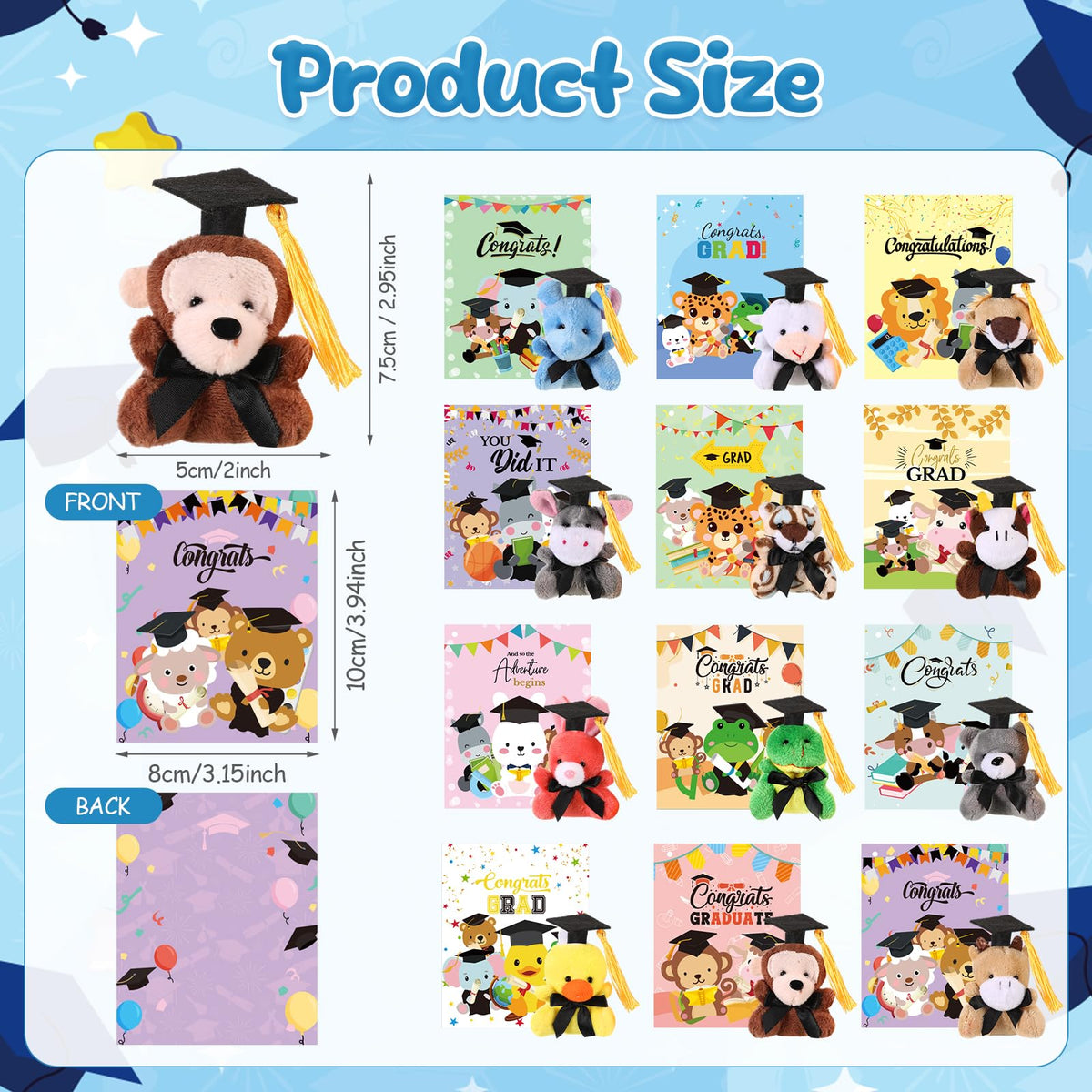 Hollowfly compact card-and-plush set is easy to carry.