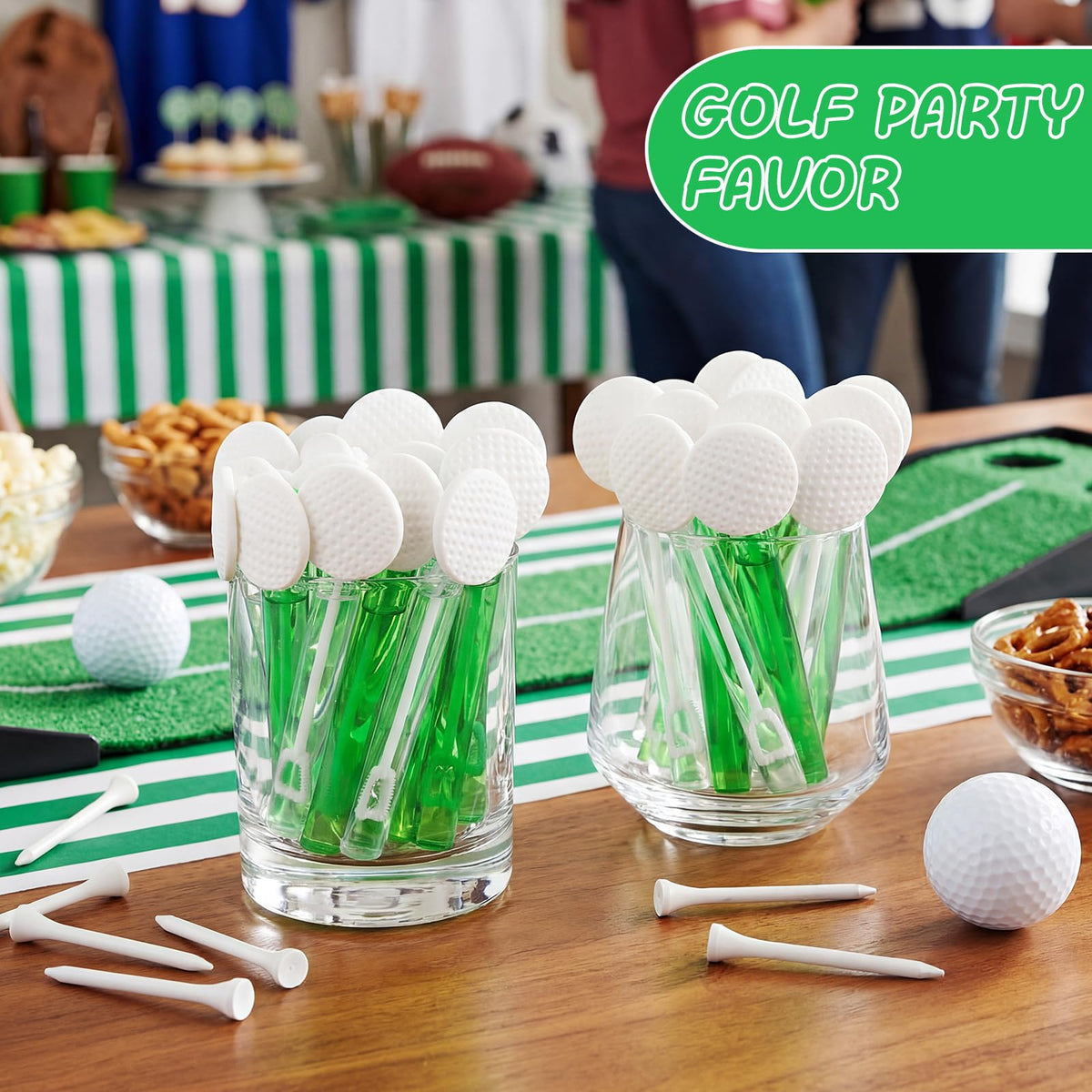 Hollowfly golf-pattern handle adds playful décor.