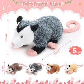 Hollowfly opossum plush showing magnetic attraction between mother and babies.