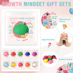 Hollowfly motivational card nuggets accompanying each ball to inspire daily positivity.