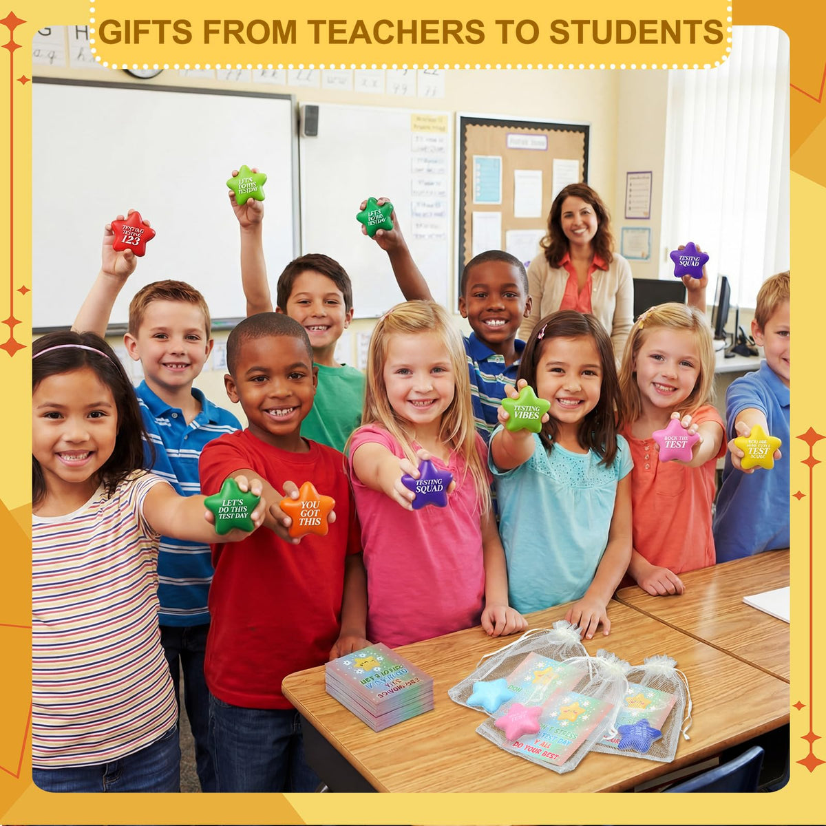 Hollowfly stress balls for quick pre-exam relaxation and finger dexterity.