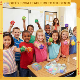 Hollowfly stress balls for quick pre-exam relaxation and finger dexterity.