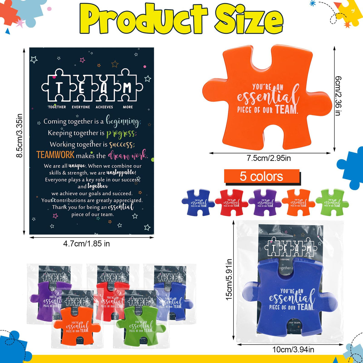 Hollowfly thank you card with motivational message to recognize colleagues' contributions.