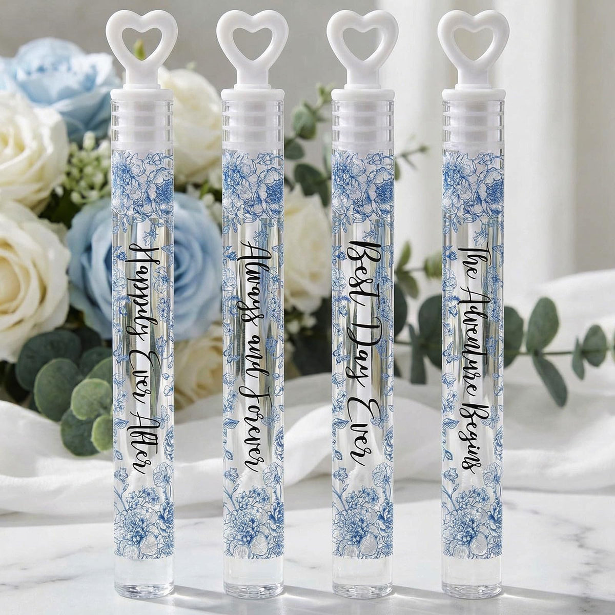 Hollowfly heart-shaped wands double as decorative party favors for events.