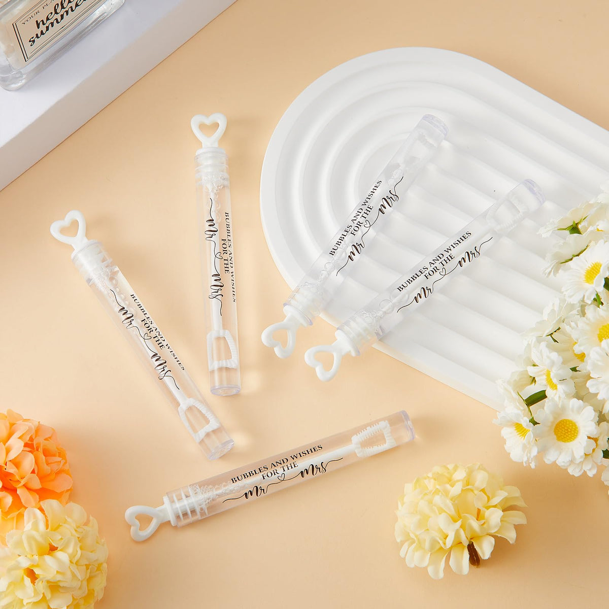 Hollowfly wedding wands decorative heart design for photos