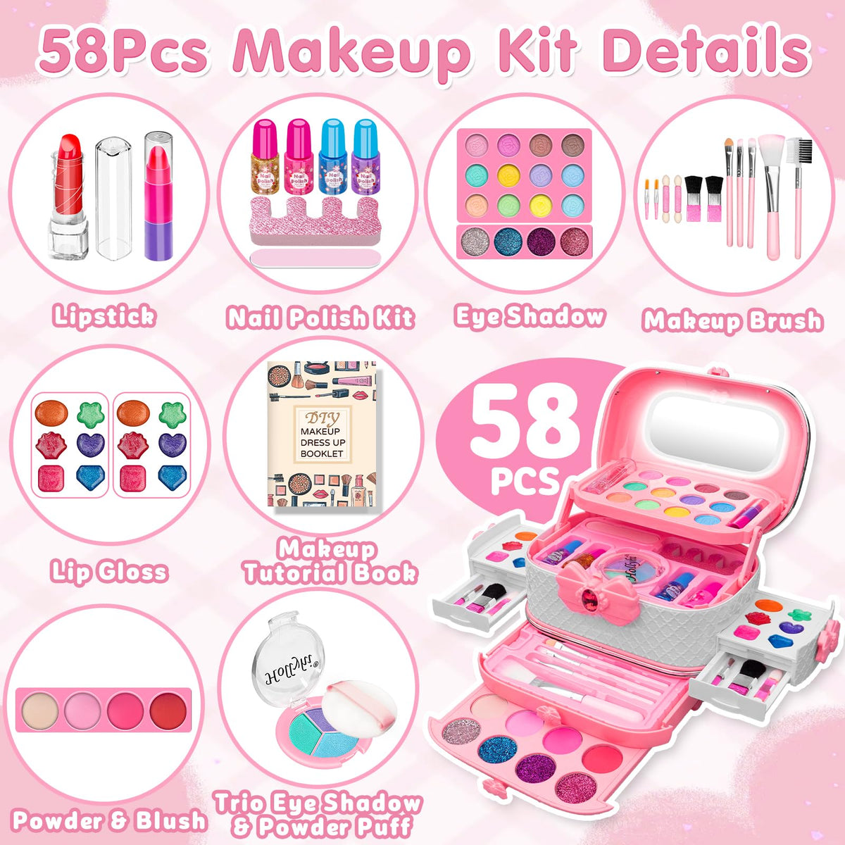 Hollyhi eye shadows and brows set offering colorful options for playful makeovers