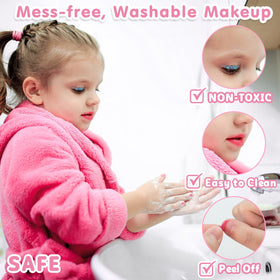 Hollyhi lip glosses provide safe, washable color for fun transformations