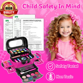 Hollyhi makeup tutorial booklet guiding simple ideas for budding artists.