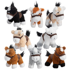 HollyHOME eight colorful horses for party decor and favors.