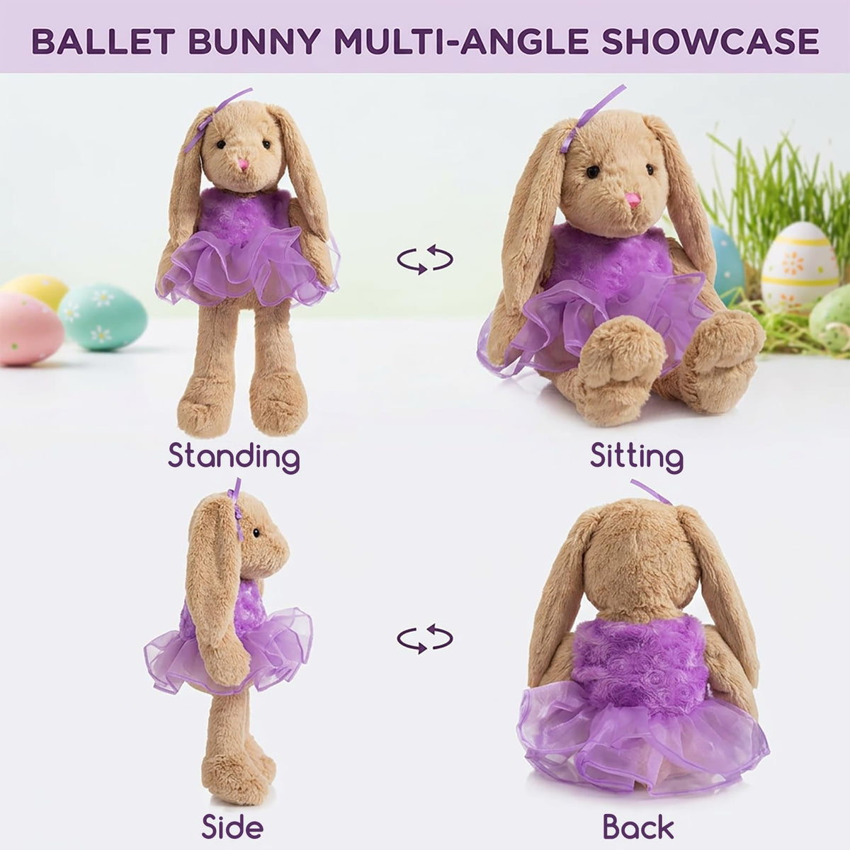 HollyHOME Ballet Bunny gift-ready and suitable for birthdays or Easter