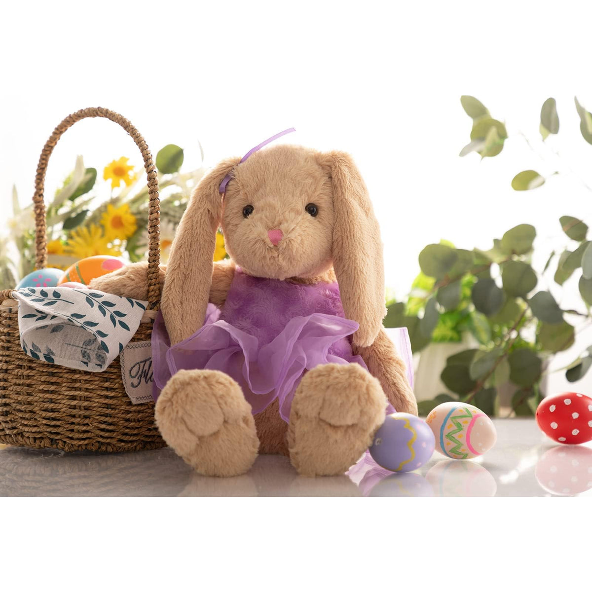 HollyHOME Ballet Bunny is surface washable for easy care