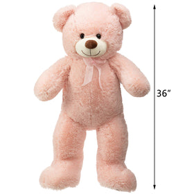 HollyHOME 36-inch teddy ready for gifting in a sturdy box.