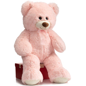 HollyHOME surface-washable teddy for easy spot-clean care.