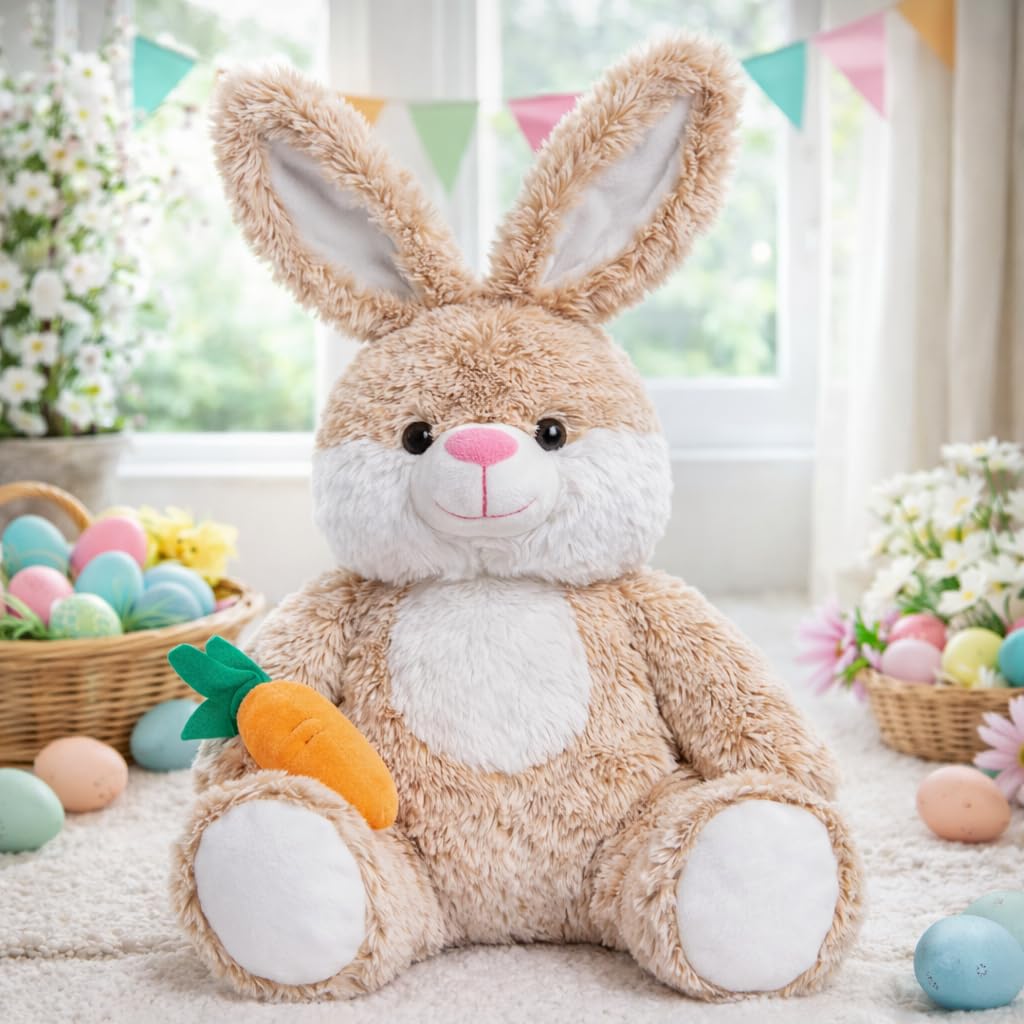 HollyHOME Bunny with Carrot accessory for interactive Easter fun
