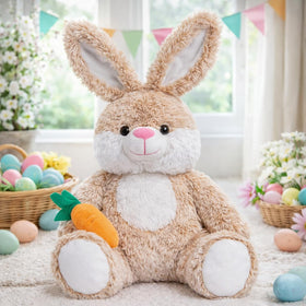HollyHOME Bunny with Carrot accessory for interactive Easter fun