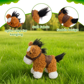HollyHOME compact 5-inch horse toy: travel-friendly and gift-ready.