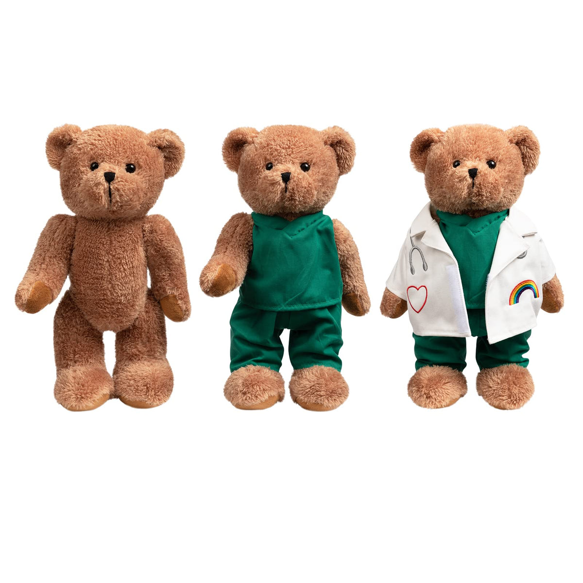 HollyHOME Doctor Bear 16-inch standing size ideal for shelves