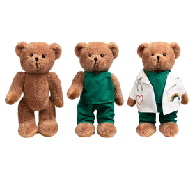 HollyHOME Doctor Bear 16-inch standing size ideal for shelves