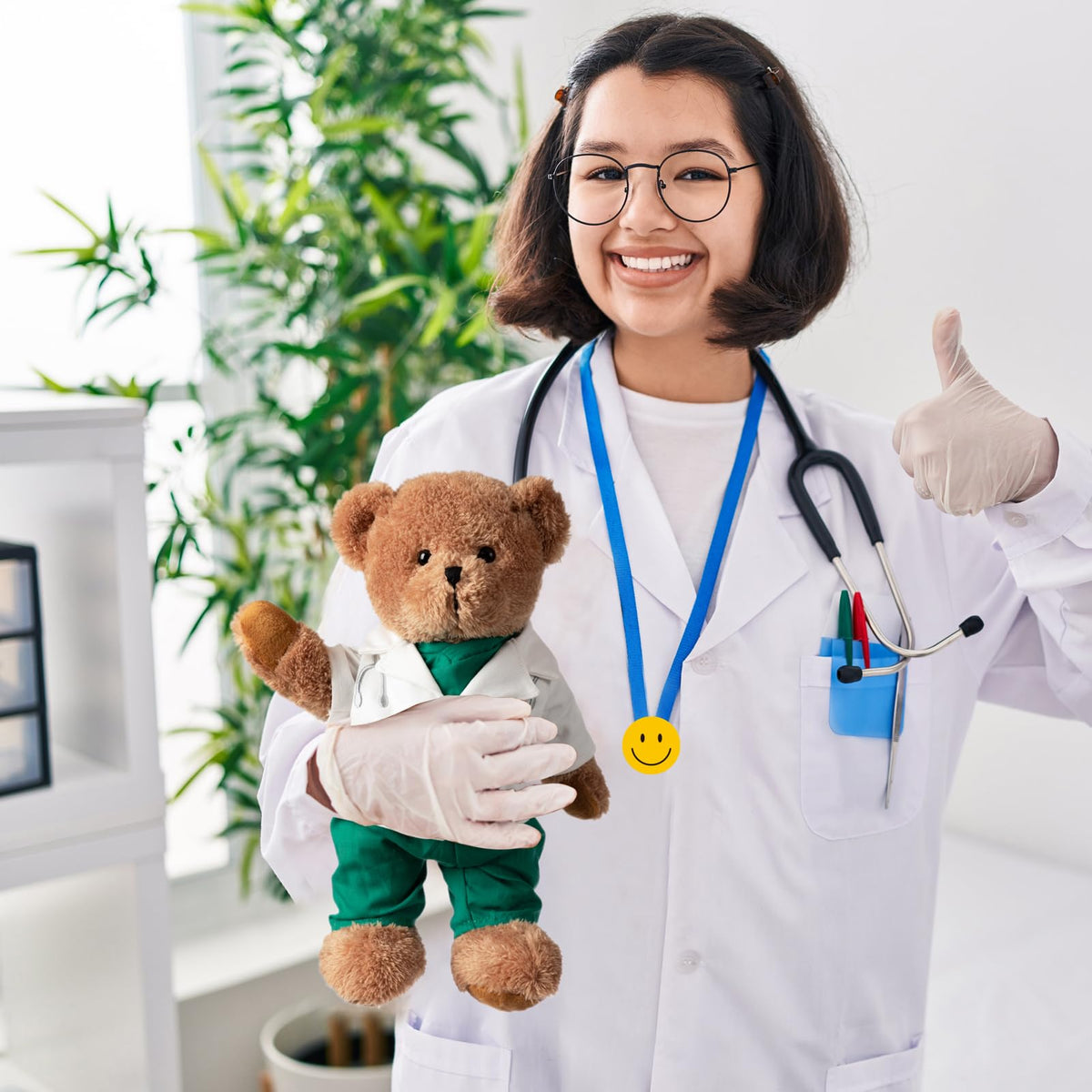 HollyHOME Doctor Bear with embroidered heart, a sentimental gift idea
