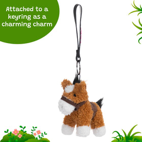 HollyHOME easy-clean wipeable horse plush: simple maintenance with a damp cloth.